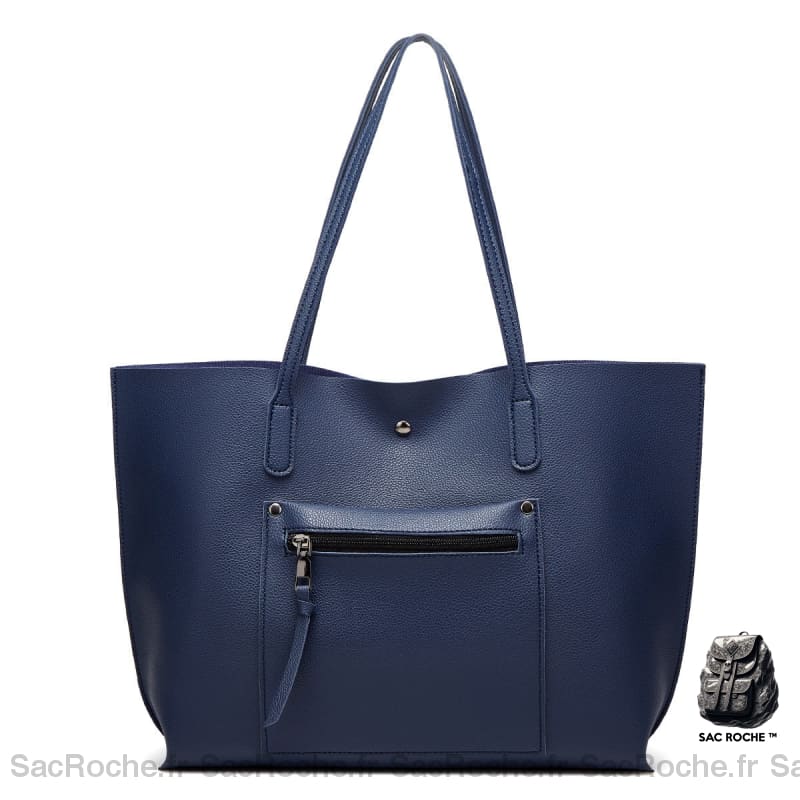 Sac Main Femme Lycée Bleu À