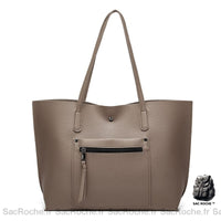 Sac Main Femme Lycée - modèle Gris foncé - Sac Roche ™