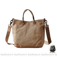 Sac Main Femme Lycée - modèle Kaki / 20cmX7cmX21cm - Sac Roche ™