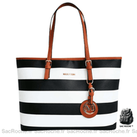 Sac Main Femme Lycée - modèle Noir / 43x13x28cm - Sac Roche ™