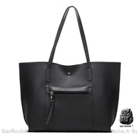 Sac Main Femme Lycée - modèle Noir - Sac Roche ™