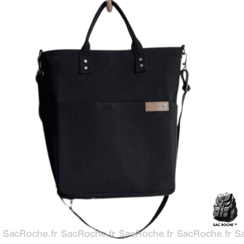Sac Main Femme Lycéen Pas Cher Noir / 28X11X35.5Cm À