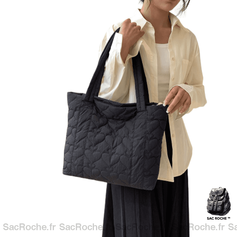 Sac Main Femme Lycéenne Pas Cher Noir / 41X31X8Cm À