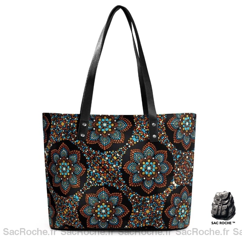 Sac Main Femme Mandala 10 / 29X34X14Cm À