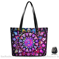 Sac Main Femme Mandala - modèle 3 / 29x34x14cm - Sac Roche ™