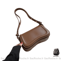 Sac Main Femme Marron Clair Marron / 24X15X6Cm À Main Femme