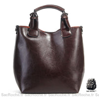 Sac Main Femme Marron Foncé - Sac Roche ™