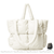 Sac Main Femme Matelassé Blanc - modèle Blanc - Sac Roche ™