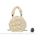 Sac main femme matelassé - modèle Blanc cassé - Sac Roche ™