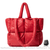 Sac Main Femme Matelassé Blanc - modèle Rouge - Sac Roche ™