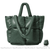 Sac Main Femme Matelassé Blanc - modèle Vert - Sac Roche ™