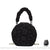 Sac main femme matelassé - modèle Noir - Sac Roche ™