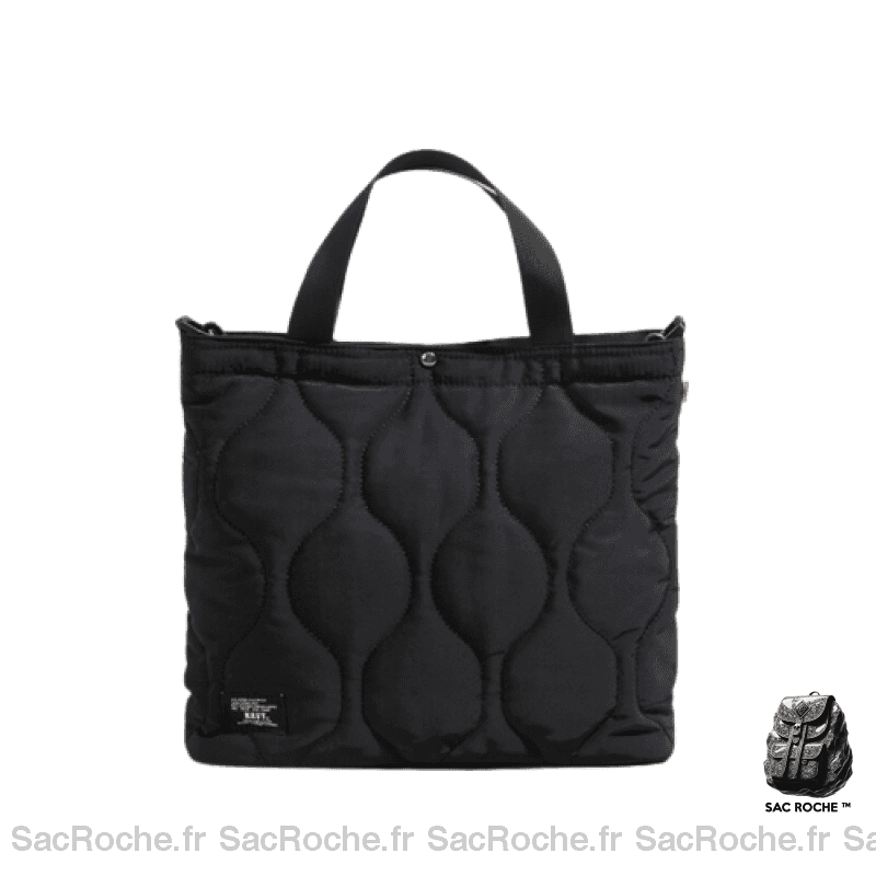 Sac Main Femme Matelassé Petit Prix Noir À