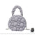 Sac main femme matelassé - modèle Violet clair - Sac Roche ™