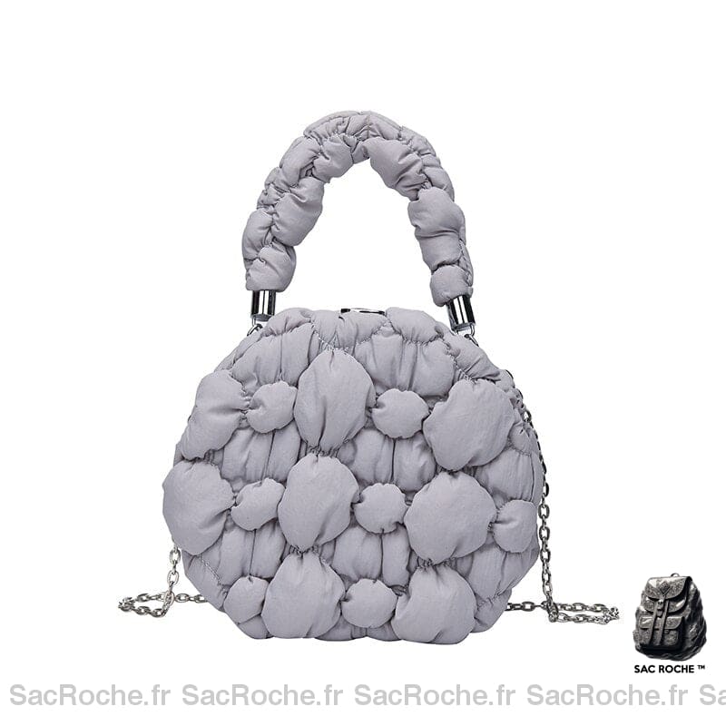 Sac Main Femme Matelassé Violet Clair À Main Femme