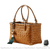 Sac Main Femme Matière Naturel - modèle Caramel / 30x24x12cm - Sac Roche ™