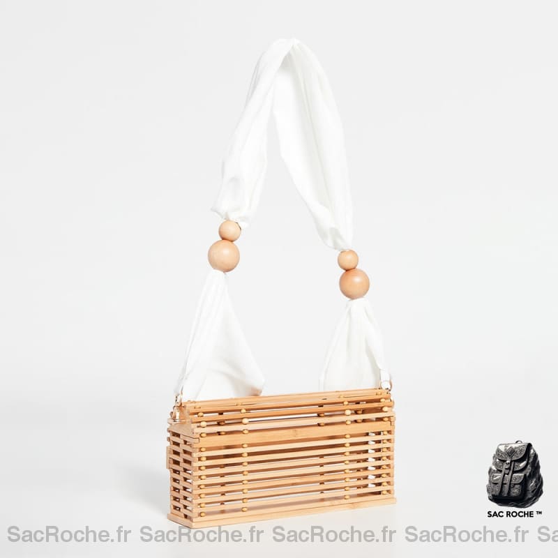 Sac Main Femme Matiere Naturel Sans Cuir À