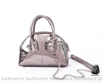 Sac Main Femme Mini - modèle Argenté - Sac Roche ™