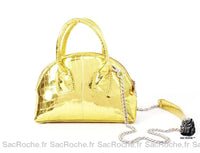 Sac Main Femme Mini - modèle Doré - Sac Roche ™