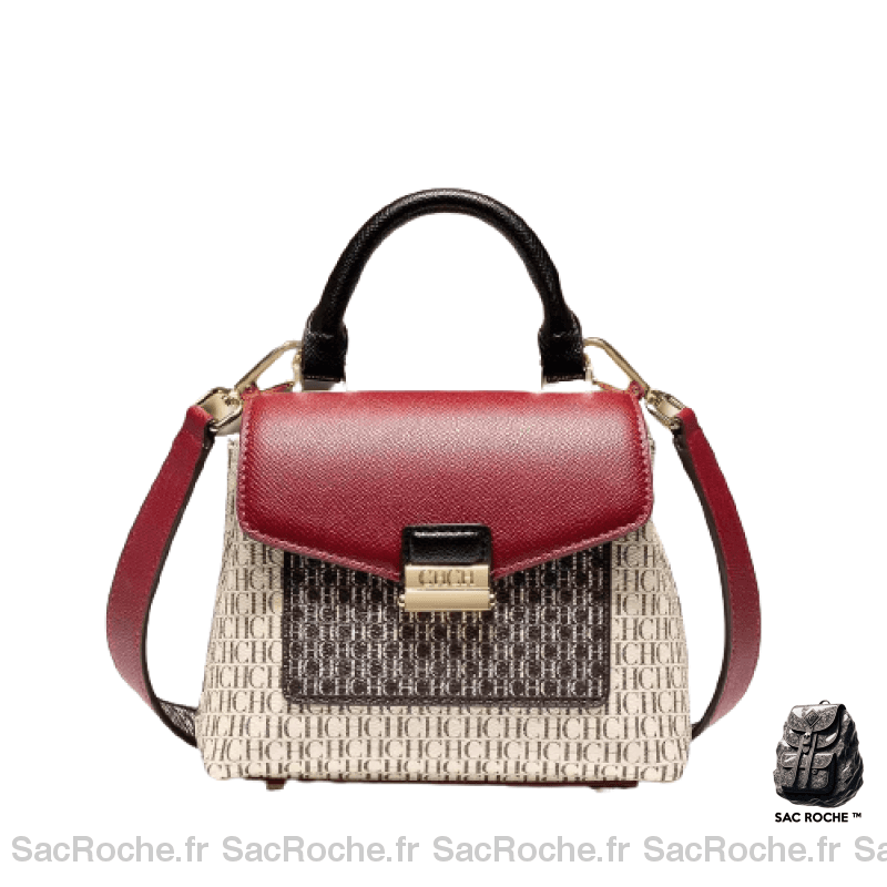 Sac Main Femme Mini Sacs Rouge / 18.5X9X16Cm À