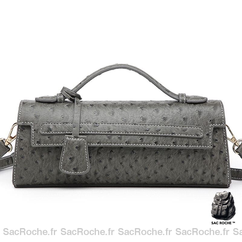 Sac Main Femme Mode 2019 Gris / 28X6.5X11Cm À