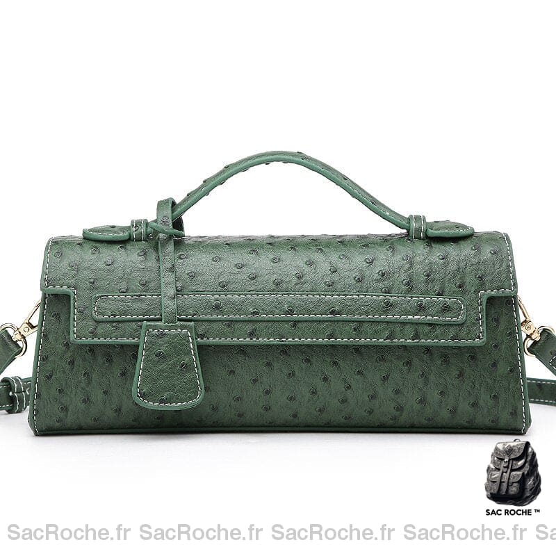 Sac Main Femme Mode 2019 Vert / 28X6.5X11Cm À