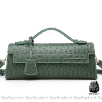 Sac Main Femme Mode 2019 - modèle Vert / 28x6.5x11cm - Sac Roche ™