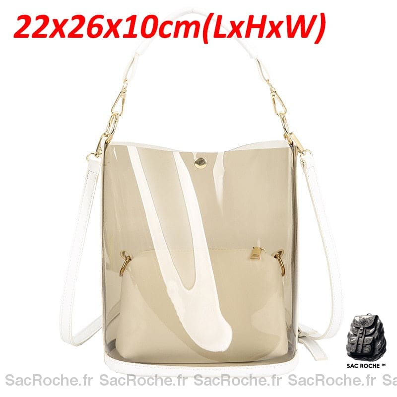 Sac Main Femme Mode Blanc À