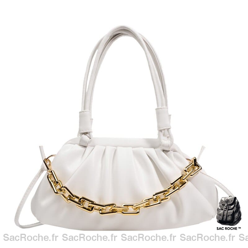 Sac Main Femme Mode Petit Beige / 29 X 10 15Cm À