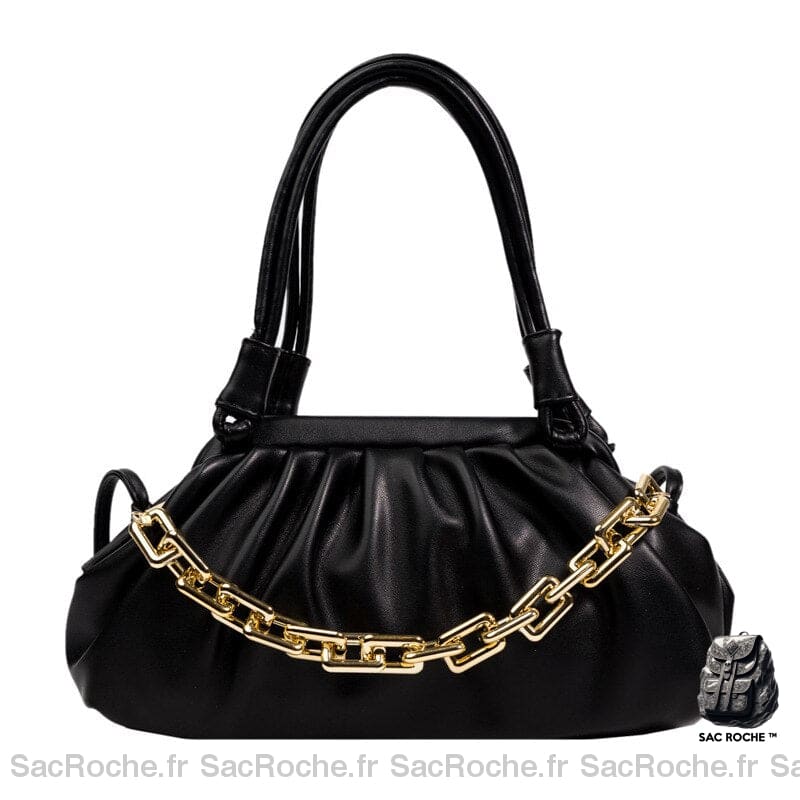 Sac Main Femme Mode Petit Noir / 29 X 10 15Cm À