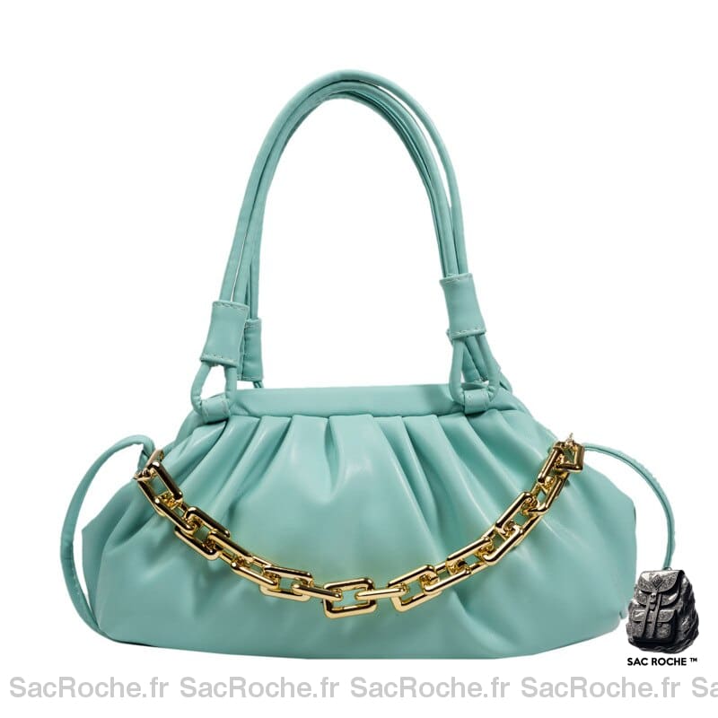 Sac Main Femme Mode Petit Vert / 29 X 10 15Cm À