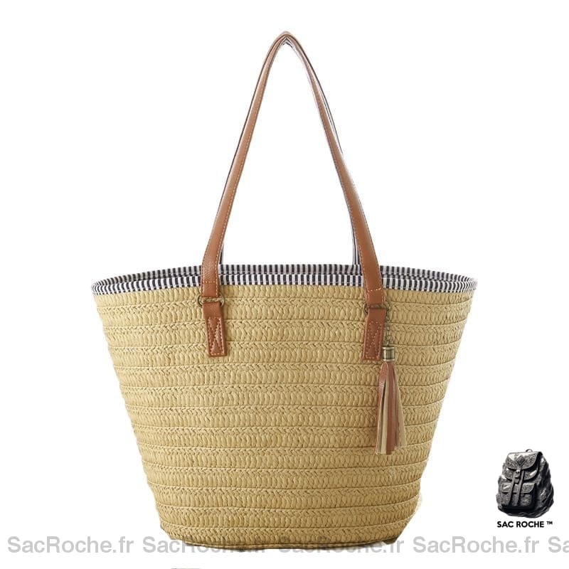 Sac Main Femme Modèle Été 2020 Beige Marron / 46X31X15Cm À Main Femme