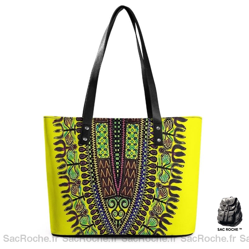 Sac Main Femme Motif Africain 1 / 29X34X14Cm À