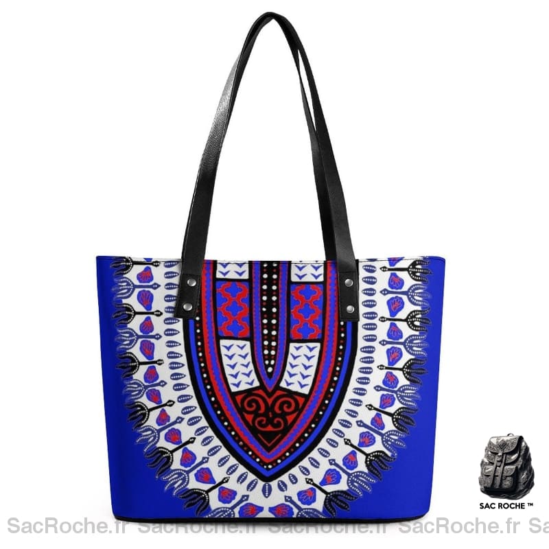 Sac Main Femme Motif Africain 12 / 29X34X14Cm À