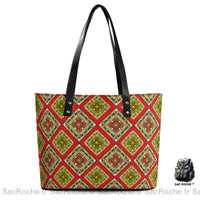 Sac Main Femme Motif Africain - modèle 3 / 29x34x14cm - Sac Roche ™