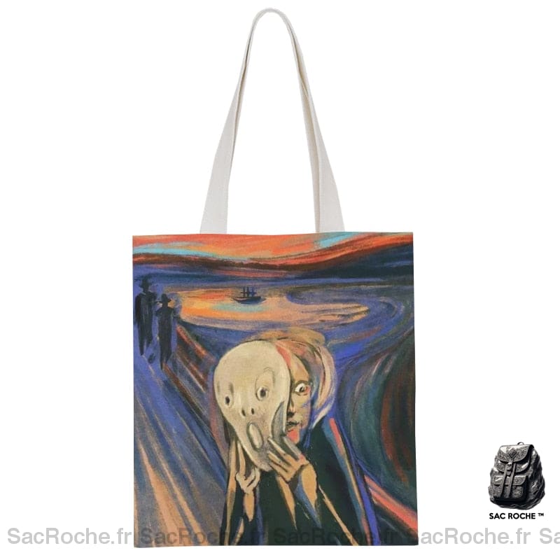 Sac Main Femme Motif Art Déco 10 À