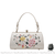 Sac Main Femme Motif Fleur - modèle Blanc / 20x12x11.8cm - Sac Roche ™