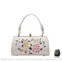 Sac Main Femme Motif Fleur - Sac Roche ™