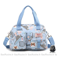 Sac Main Femme Motif Floral - modèle 1 / 33x17x24cm - Sac Roche ™