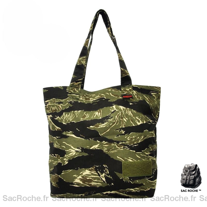 Sac Main Femme Motif Militaire 1 / 45X40Cm À