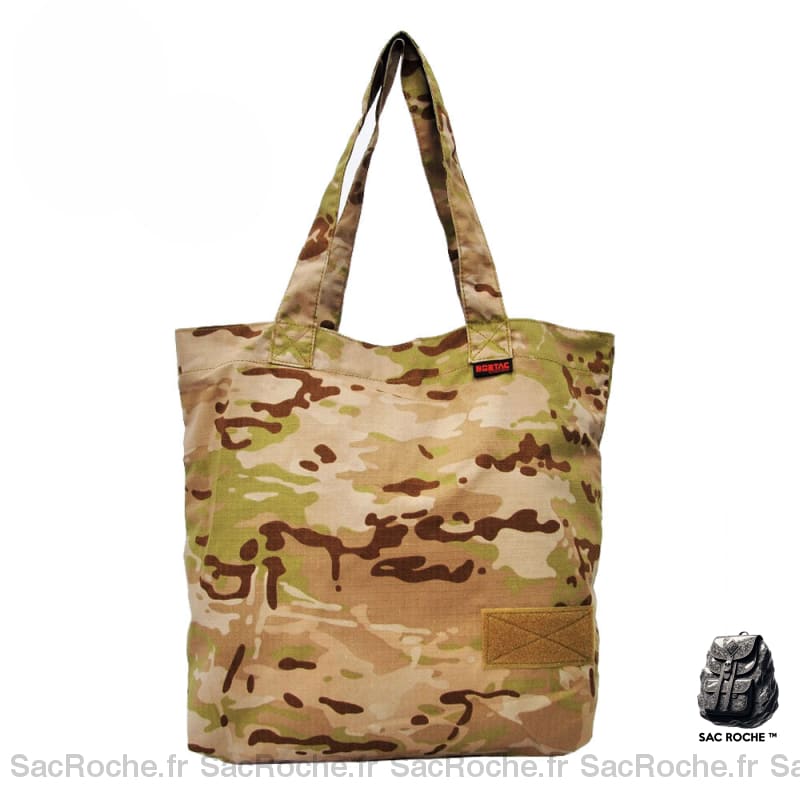 Sac Main Femme Motif Militaire 5 / 45X40Cm À