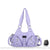 Sac main femme multipoches cuir - modèle Light purple / (30cm<Max Length<50cm) - Sac Roche ™