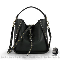 Sac Main Femme Noir Cloute - Sac Roche ™