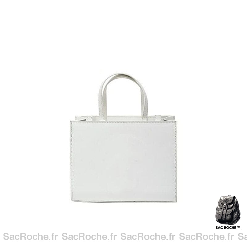 Sac Main Femme Noir Cuir Blanc / Xs À Main Femme