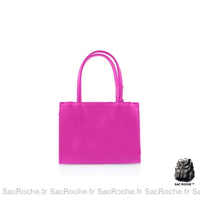 Sac main femme noir cuir - modèle Rose / XS - Sac Roche ™