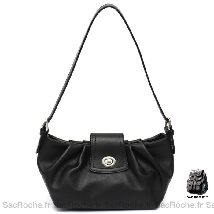 Sac Main Femme Noir Épaule À