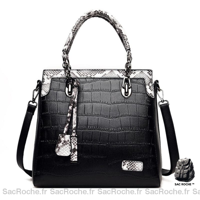 Sac Main Femme Noir Luxe Grande Capacité Gris Sac À Main Femme