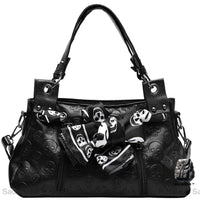 Sac Main Femme Noir Rock - Sac Roche ™