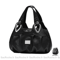 Sac Main Femme Noir Synthétique - Sac Roche ™