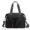 Sac Main Femme Nylon Noir / 38X14X33Cm À